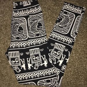 Pharaoh printed leggings